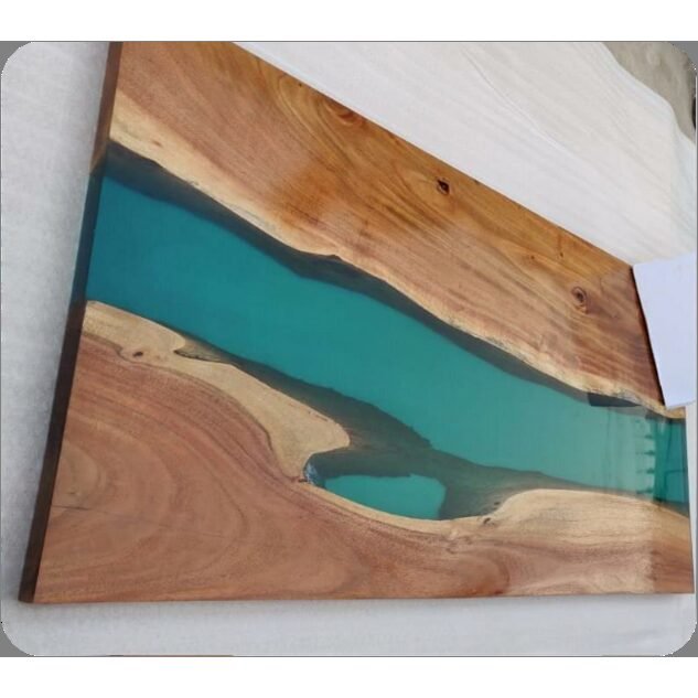 Soul of Epoxy Live Edge Table with top finishing